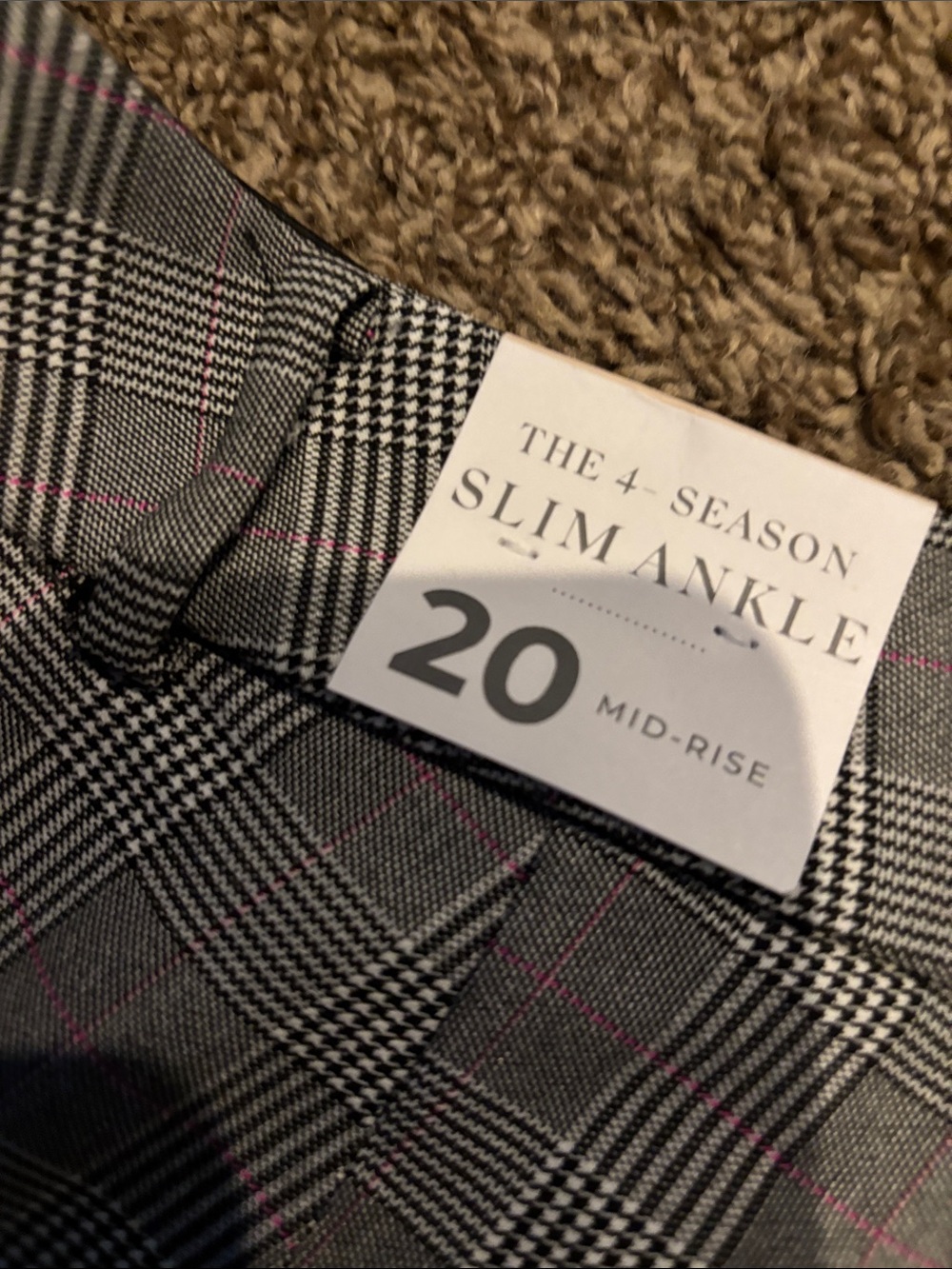 Lane Bryant Gray Plaid womens Dress Pants - Picture 4 of 4